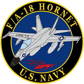 Eagle Emblems PM5255 Patch-Usn,F/A-18 Hornet (3-1/16")
