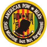 Eagle Emblems PM5265 Patch-Pow*Mia, Viet, Not Fg (3-1/16