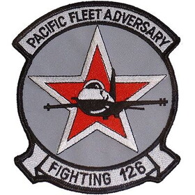 Eagle Emblems PM5286 Patch-Usn,Fighting,126 (3-1/2")