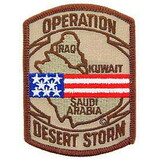 Eagle Emblems PM5382 Patch-Dest.Storm, Usa/Iraq (3-1/2