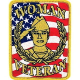 Eagle Emblems PM5395 Patch-Woman Veteran (3-1/2