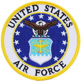 Eagle Emblems PM5402 Patch-Usaf Emblem (03A) Made In Usa (3