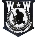 Eagle Emblems PM5416 Patch-Wounded Warrior (3-1/2