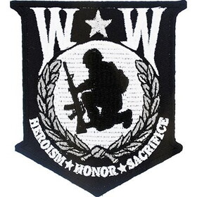 Eagle Emblems PM5416 Patch-Wounded Warrior (3-1/2")