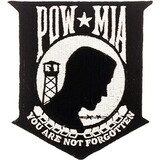 Eagle Emblems PM5463 Patch-Pow*Mia Made In Usa (3-1/2