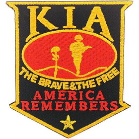 Eagle Emblems PM5470 Patch-Kia America Remembers (3-1/2")