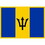 Eagle Emblems PM6010 Patch-Barbados (Rectangle) (2-1/2"X3-1/2")