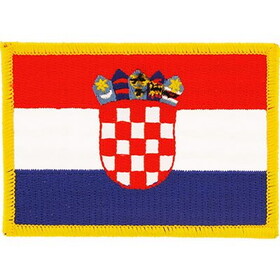Eagle Emblems PM6019 Patch-Croatia (3-1/2"x2-1/2")