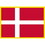 Eagle Emblems PM6024 Patch-Denmark (3-1/2"x2-1/2")