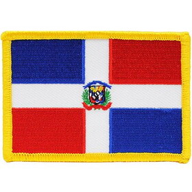 Eagle Emblems PM6026 Patch-Dominican Republic (3-1/2"x2-1/2")