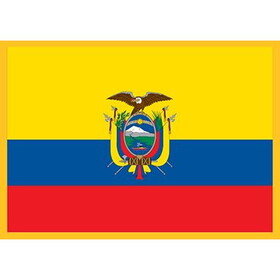 Eagle Emblems PM6028 Patch-Ecuador (3-1/2"x2-1/2")