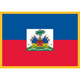 Eagle Emblems PM6045 Patch-Haiti (3-1/2"x2-1/2")