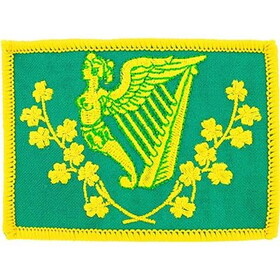 Eagle Emblems PM6052 Patch-Irish,Erin/Bragh (3-1/2"x2-1/2")