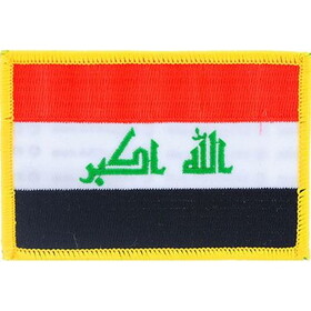 Eagle Emblems PM6053 Patch-Iraq (3-1/2"x2-1/2")