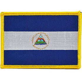 Eagle Emblems PM6077 Patch-Nicaragua (3-1/2"x2-1/2")