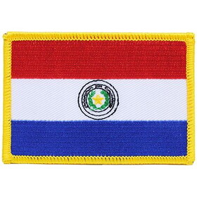 Eagle Emblems PM6085 Patch-Paraguay (3-1/2"x2-1/2")