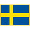 Eagle Emblems PM6107 Patch-Sweden (3-1/2"x2-1/2")