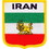 Eagle Emblems PM6250 Patch-Iran (Shield) (2-1/2"X3")