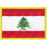 Eagle Emblems PM6265 Patch-Lebanon (Shield) (2-1/2