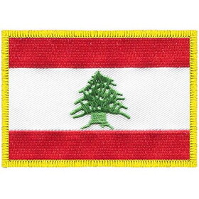 Eagle Emblems PM6265 Patch-Lebanon (3-1/2"x2-1/2")