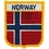 Eagle Emblems PM6279 Patch-Norway (Shield) (2-1/2"X3")