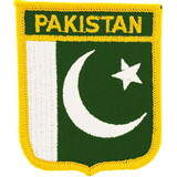 Eagle Emblems PM6282 Patch-Pakistan (Shield) (2-1/2