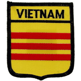 Eagle Emblems PM6296 Patch-Vietnam,South (SHIELD), (3"x2-1/2")