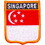 Eagle Emblems PM6298 Patch-Singapore (Shield) (2-1/2"X3")