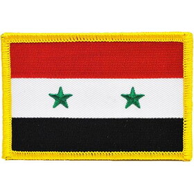 Eagle Emblems PM6309 Patch-Syria (3-1/2"x2-1/2")