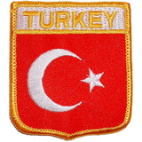 Eagle Emblems PM6313 Patch-Turkey (Shield) (2-1/2