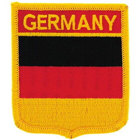 Eagle Emblems PM6319 Patch-Germany (SHIELD), (3"x2-1/2")