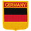 Eagle Emblems PM6319 Patch-Germany (Shield) (2-1/2"X3")