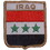 Eagle Emblems PM6353 Patch-Iraq (SHIELD), (3"x2-1/2")