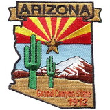 Eagle Emblems PM6703 Patch-Arizona (State Map) (3