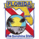 Eagle Emblems PM6710 Patch-Florida (State Map) (3