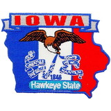 Eagle Emblems PM6716 Patch-Iowa (State Map) (3