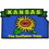Eagle Emblems PM6717 Patch-Kansas (STATE MAP), (3-1/2")