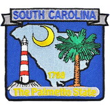 Eagle Emblems PM6741 Patch-South Carolina (State Map) (3