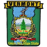 Eagle Emblems PM6746 Patch-Vermont (State Map) (3