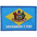 Eagle Emblems PM6808 Patch-Delaware (Flag) (2-1/4
