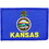 Eagle Emblems PM6817 Patch-Kansas (Flag) (2-1/4"X3-1/4")