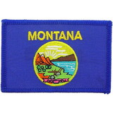 Eagle Emblems PM6827 Patch-Montana (Flag) (2-1/4