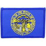 Eagle Emblems PM6828 Patch-Nebraska (Flag) (2-1/4