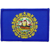 Eagle Emblems PM6830 Patch-New Hampshire (Flag) (2-1/4