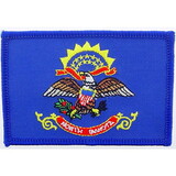 Eagle Emblems PM6835 Patch-North Dakota (Flag) (2-1/4