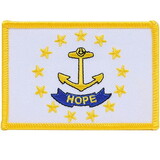 Eagle Emblems PM6840 Patch-Rhode Island (Flag) (2-1/4