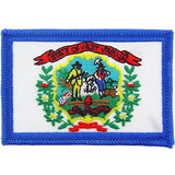 Eagle Emblems PM6849 Patch-West Virginia (Flag) (2-1/4