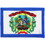 Eagle Emblems PM6849 Patch-West Virginia (Flag) (2-1/4"X3-1/4")