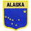 Eagle Emblems PM6902 Patch-Alaska (SHIELD), (3-1/2"x2-7/8")