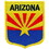 Eagle Emblems PM6903 Patch-Arizona (SHIELD), (3-1/2"x2-7/8")